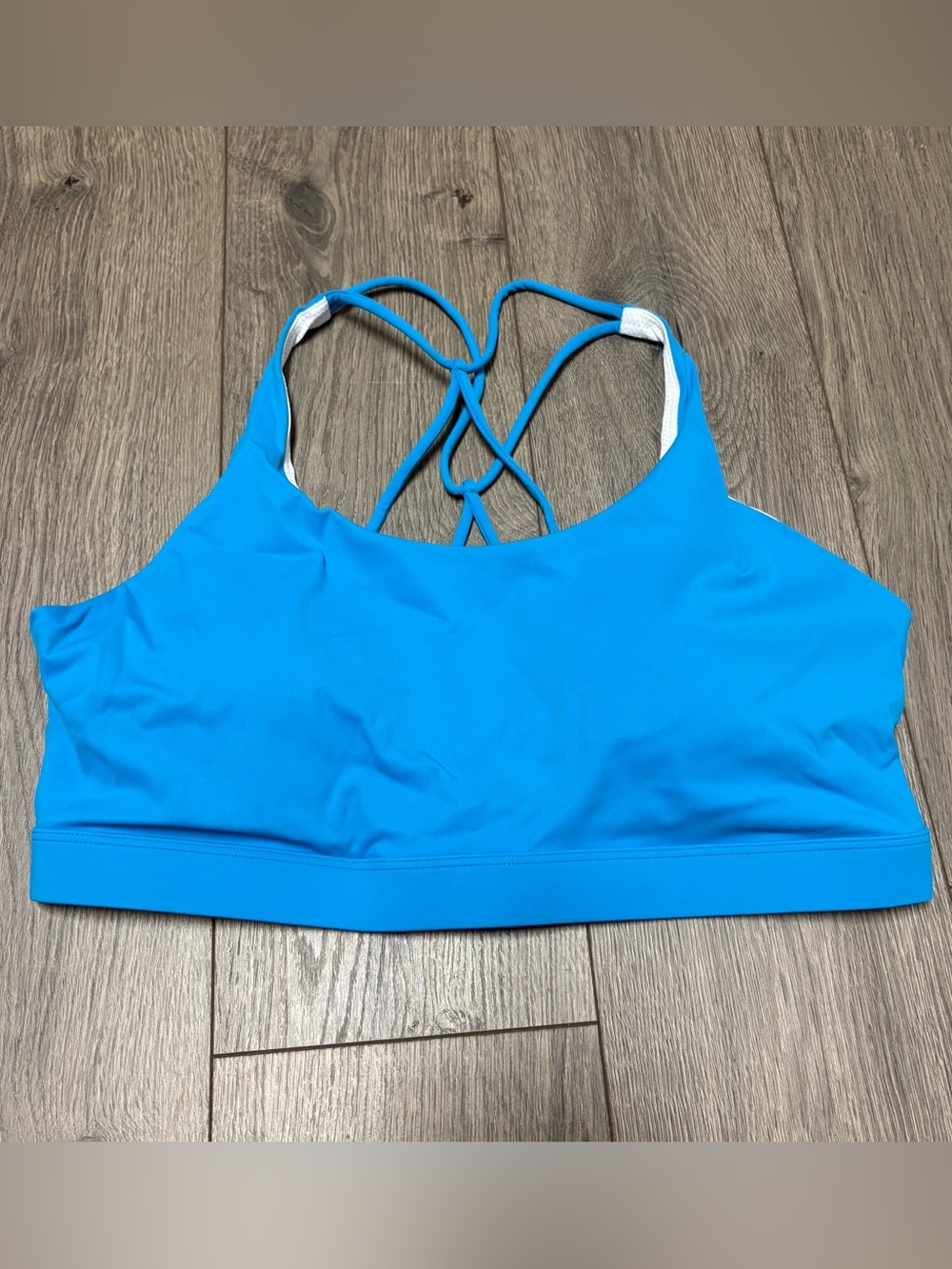 Blue XL sports bra